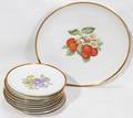 082411 HUTSCHENREUTHER DESSERT PLATES SET OF NINE