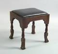 Philadelphia Queen Anne Cuban mahogany close stool ca 1740