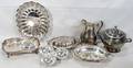 082380 GROUP OF 20TH C SILVER PLATE HOLLOWARE 8 PCS