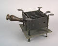 Wrought iron camp stove 18th c