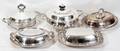 112448 AMERICAN SILVER PLATE COVERED CASSEROLE 