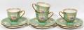 111567 ROYAL BAYREUTH PORCELAIN CUPS  SAUCERS