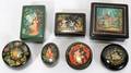 RUSSIAN LACQUER BOXES SEVEN