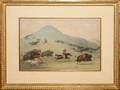 092455 UNSIGNED COLOR LITHOGRAPH C 1900 12 X 17 58