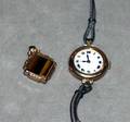 091534 VICTORIAN GOLDFILLED LADYS WATCH  WATCH FOB