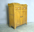 Grain painted jelly cupboard