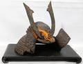 071467 JAPANESE IRON SAMURAI HELMET REPRODUCTION H 12