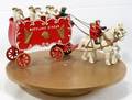 070453 OVERLAND CIRCUS CAST METAL CIRCUS WAGON AND