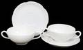 061554 HAVILAND FRANCE CREAM SOUPS  SAUCERS 9 SETS