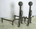 Pair of contemporary andirons