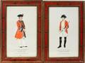 112523 REPRODUCTION PRINTS PAIR MILITARY FIGURES