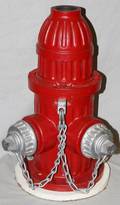 110497 ANTIQUE CAST IRON FIRE HYDRANT H 23