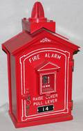 110496 IRON FIRE ALARM BOX 14 H 23 W 13
