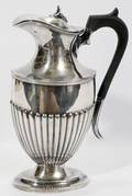 111574 SILVERPLATE EWER C 1900 H 10