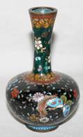 092487 CHINESE CLOISONN VASE ANTIQUE H 5