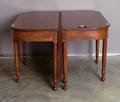 Sheraton mahogany 2part dining table