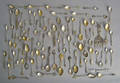 Approx 72 silver souvenir spoons