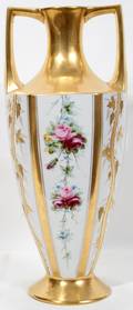 111014 PICKARD CHINA CO HAND PAINTED PORCELAIN VASE