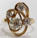 111041 14KT GOLD  142CT DIAMOND RING