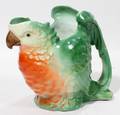 110039 ROYAL BAYREUTH PORCELAIN PARAKEET MILK PITCHER