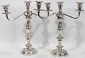 110052 S KIRK  SON STERLING THREELIGHT CANDELABRA