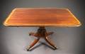 Regency Style Banded Mahogany Tilt Top Table