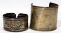 AMERICAN INDIAN SILVER ARMBANDS 2 19TH C