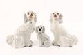 Collection of 3 Staffordshire Dog Figures