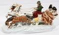 SCHUMANN DRESDEN PORCELAIN SLEIGH WNAPOLEON