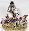 SCHUMANN DRESDEN PORCELAIN WATERLOO SCULPTURE
