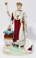 SCHUMANN DRESDEN PORCELAIN FIGURINE H 13