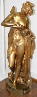 092004 ALBERT ERNEST CARRIERBELLEUSE BRONZE PSYCHE