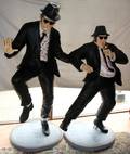 090014 THE BLUES BROTHERSJAKE  ELWOOD SCULPTURES
