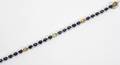 090006 11 CT SAPPHIRE  45 CT DIAMOND BRACELET