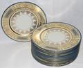 090027 HEINRICH  CO PORCELAIN PLATES 12 DIA 11
