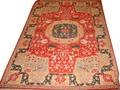 082037 SOUMAK WOOL ORIENTAL RUG SEMIANTIQUE 118