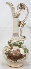 081015 FAIENCE MANUFACTURING CO ART POTTERY EWER