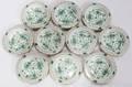 081023 MEISSEN INDIANISCHE BLUMEN PORCELAIN ASHTRAYS