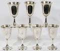 072013 MANCHESTER SILVER CO STERLING GOBLETS  ONE