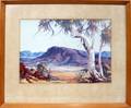 072023 ALBERT NAMATJIRA WATERCOLOR 10 X 14 SIGHT