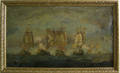 British oil on canvas seascape