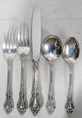 062050 LUNT ELOQUENCE STERLING SILVER FLATWARE 60 PCS
