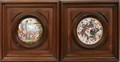 061023 CAPO DI MONTE PORCELAIN PLAQUES 19TH C
