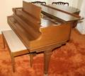 061053 CHICKERING WALNUT BABY GRAND PIANO 221907