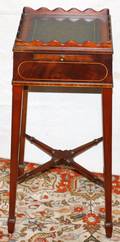 111092 MAITLANDSMITH MAHOGANY SQUARE TABLE H 30