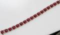 111076 26CT RUBY  155CT DIAMOND BRACELET L 7
