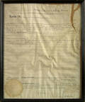 Thomas Jefferson signed land grant dated 1807