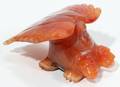 121089 CHINESE AGATE FIGURE DOUBLEHEADED TURTLE