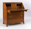 Southern Federal walnut slant front desk ca 1810
