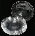 122088 STEUBEN GLASS DESSERT PLATES SIX DIA 8 18
